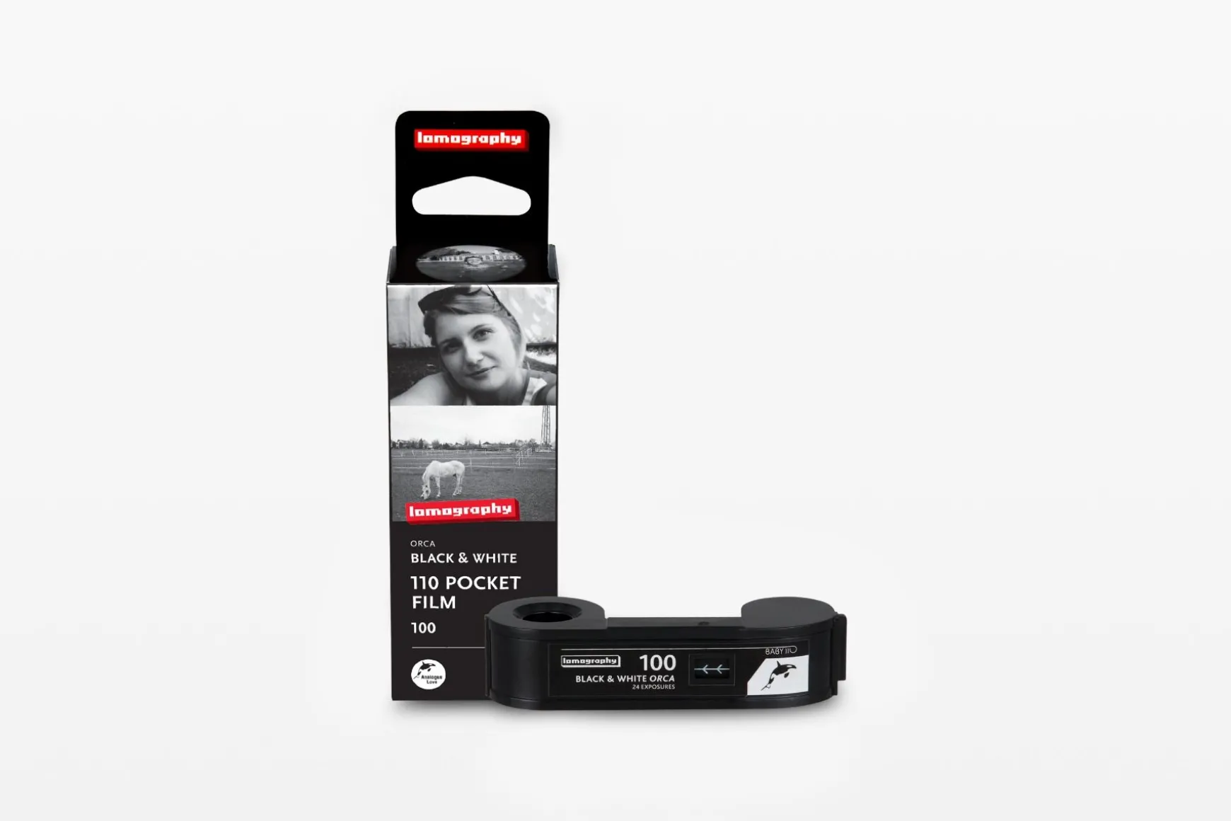 Lomography 110 Film | Lomomatic 110>B&W Orca 110 ISO 100