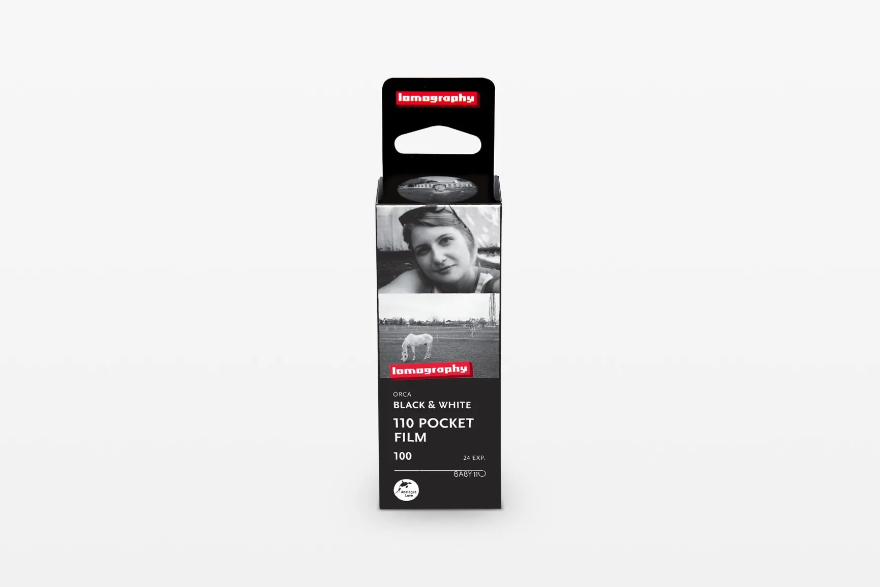 Lomography 110 Film | Lomomatic 110>B&W Orca 110 ISO 100