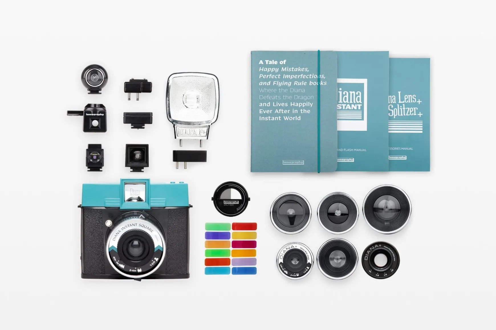 Lomography Cameras>Diana Instant Square Deluxe Kit Classic Edition