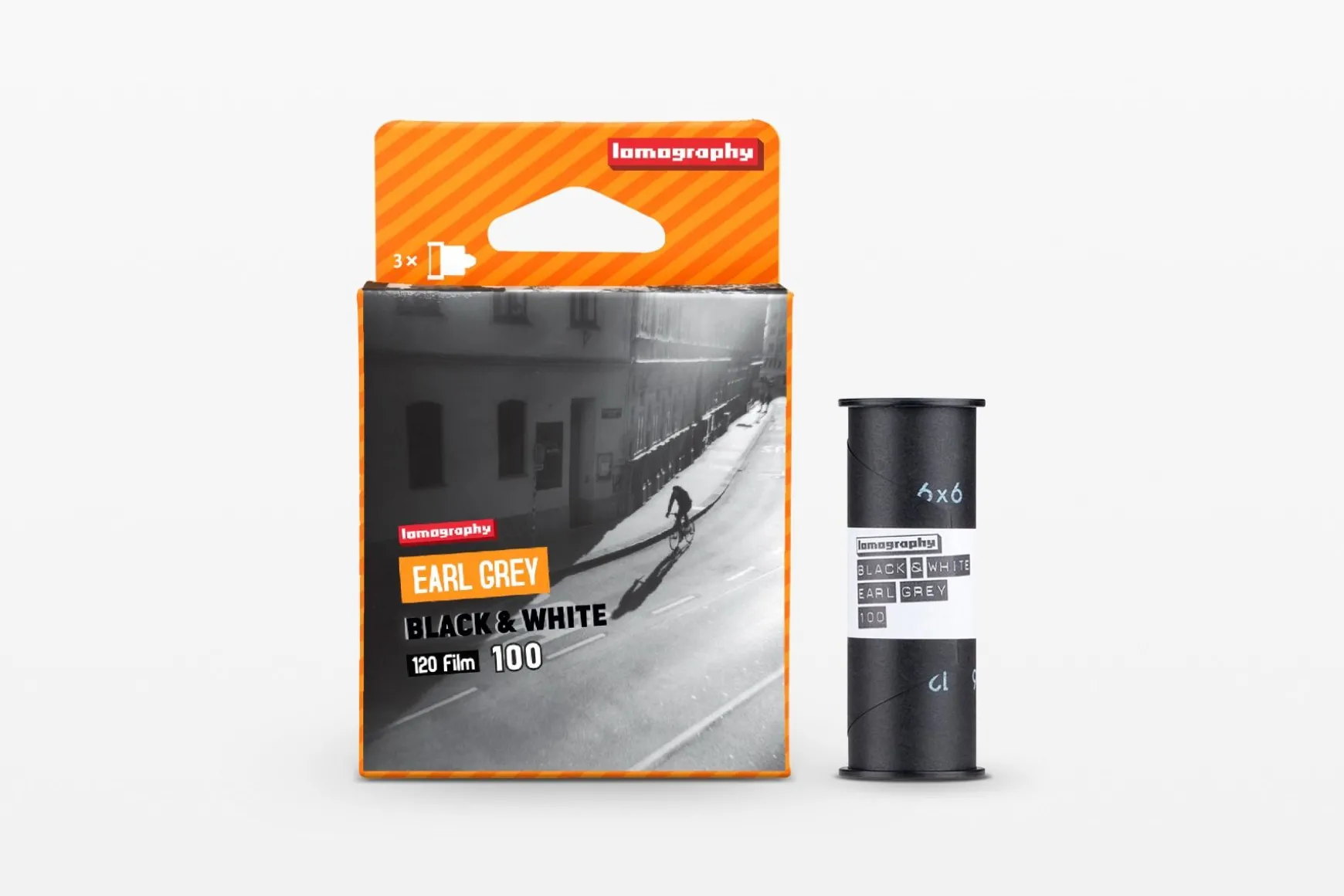 Lomography 120 Film>Earl Grey B&W 120 ISO 100 – Pack of 3