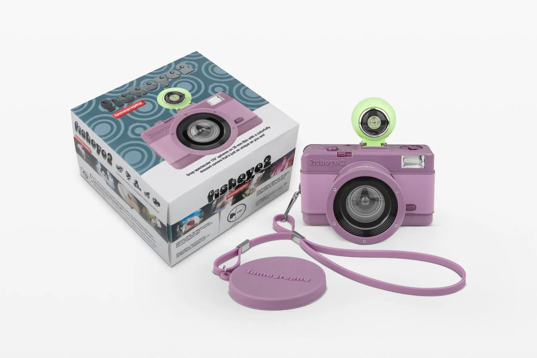 Lomography Experimental>Fisheye No. 2 Grape Jam 35 mm Camera