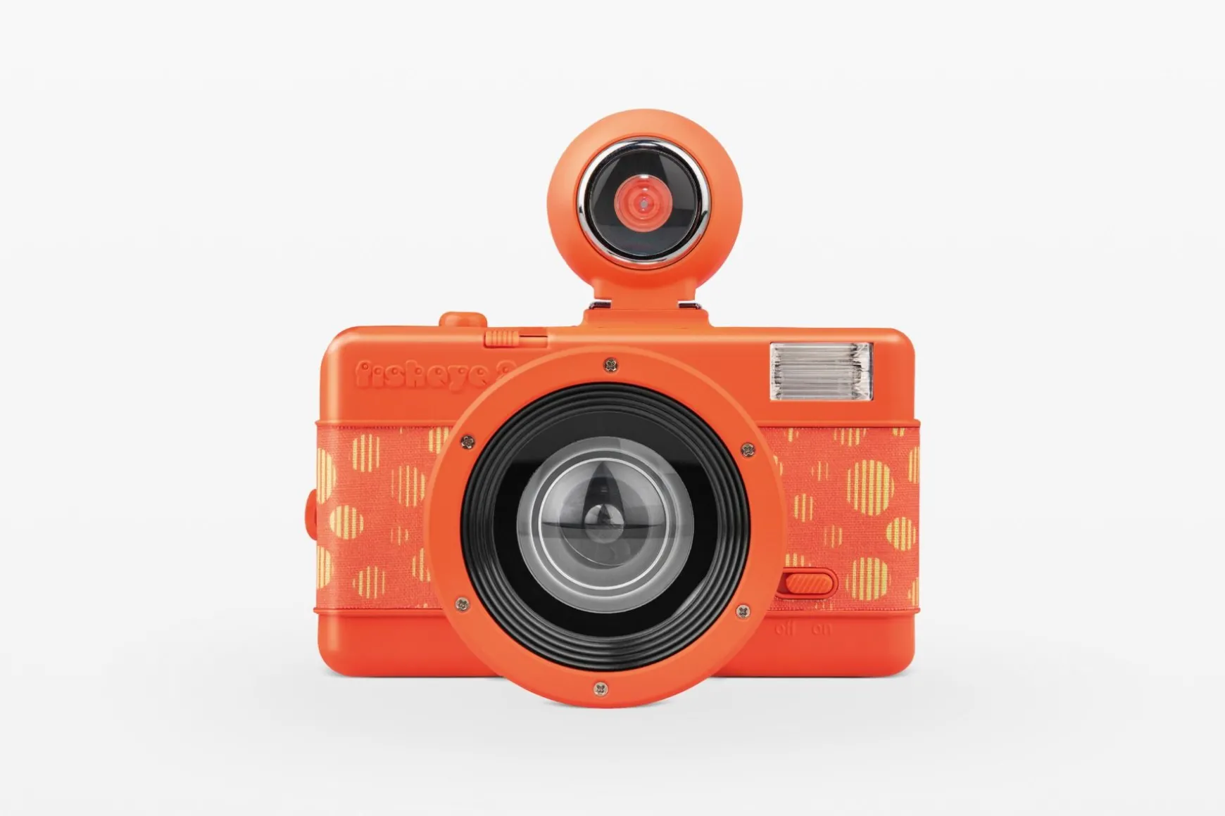 Lomography Experimental>Fisheye No. 2 Papaya Pop 35 mm Camera