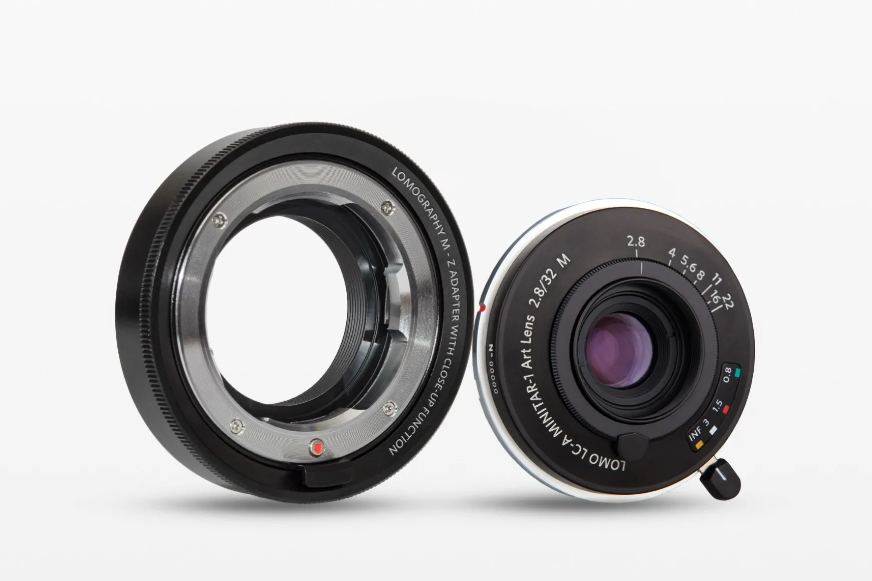 Lomography Mirrorless & Rangefinder>Lomo LC-A MINITAR-1 Art Lens 2.8/32 M & Mirrorless Camera Adapter with Close-up Function