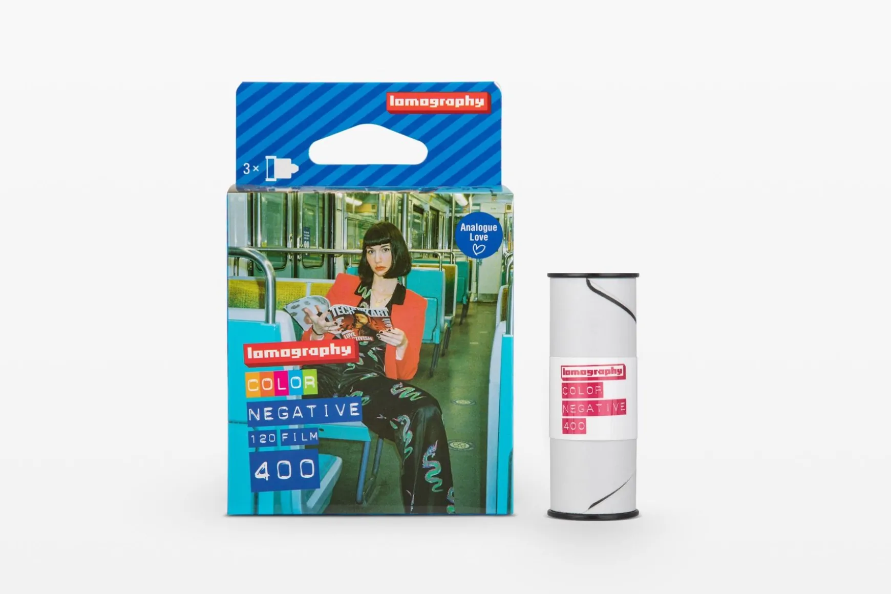 Lomography 120 Film>Color Negative 120 ISO 400 – Pack of 3
