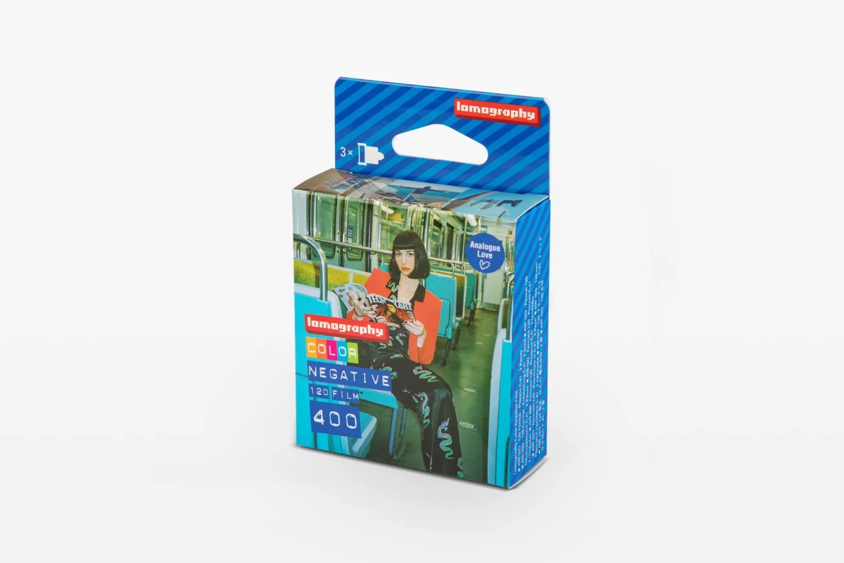 Lomography 120 Film>Color Negative 120 ISO 400 – Pack of 3