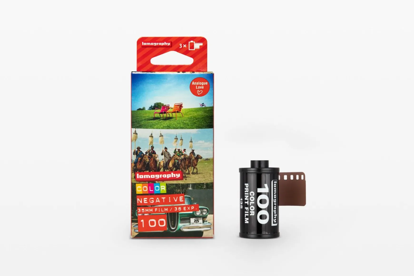 Lomography 35 Mm Film>Color Negative 35 mm ISO 100 – Pack of 3