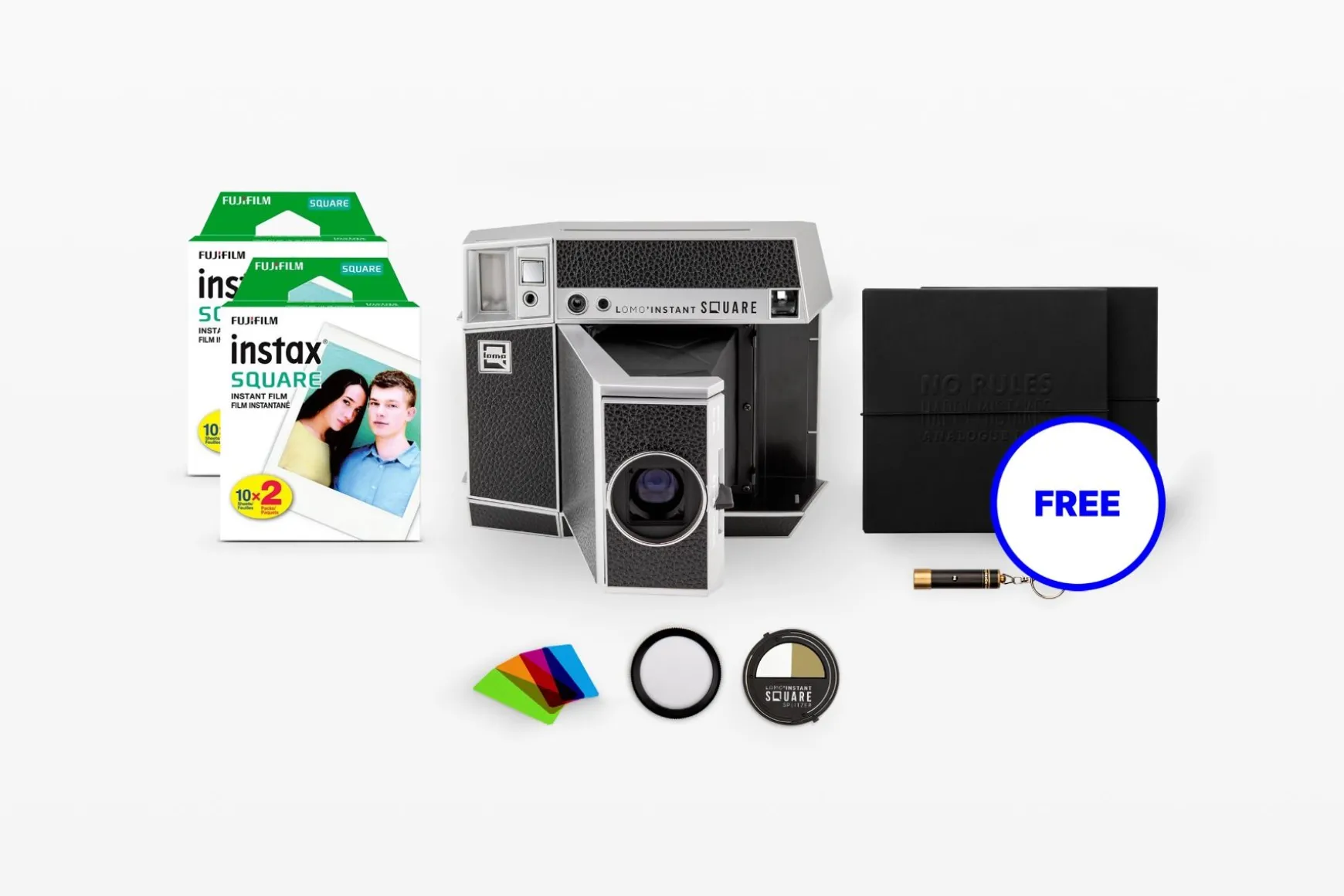 Lomography Cameras>Lomo’Instant Square Glass All you need Bundle