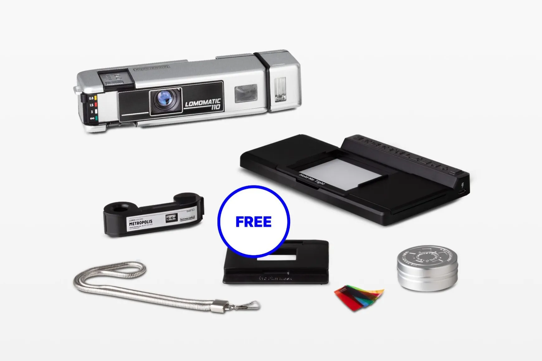 Lomography Lomomatic 110 | 110 Cameras>Lomomatic 110 Camera & Flash All you need Bundle