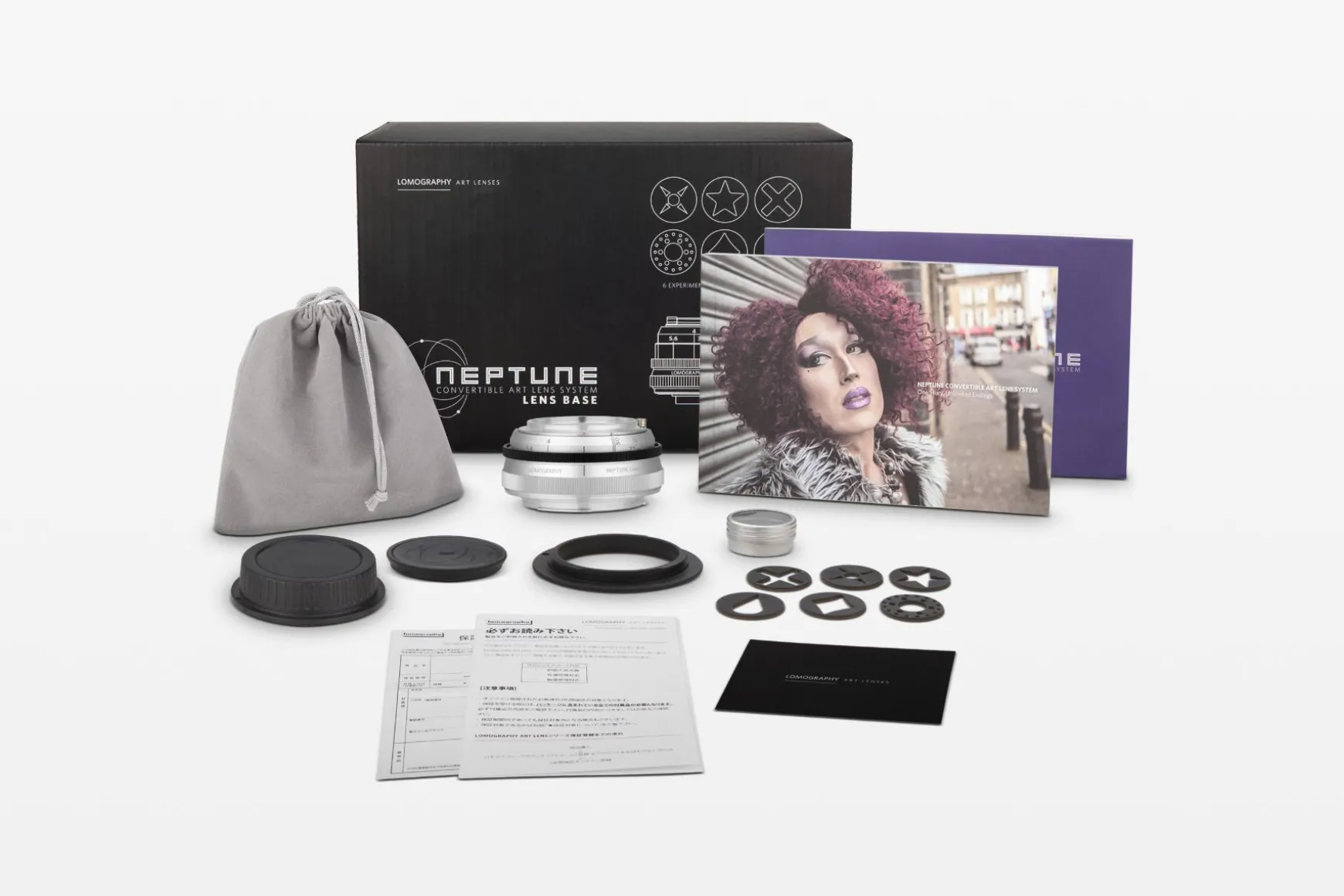 Lomography Lens Filter & Adapter>Neptune Convertible Lens Base Silver Nikon F