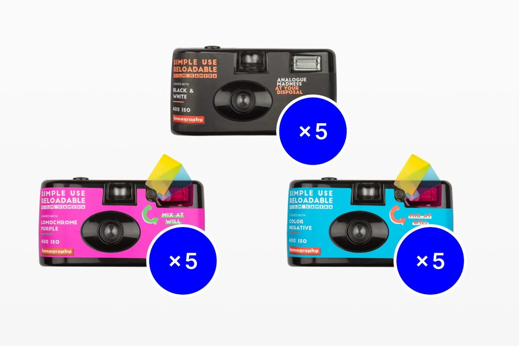 Lomography Simple Use>Simple Use Camera Wedding Bundle