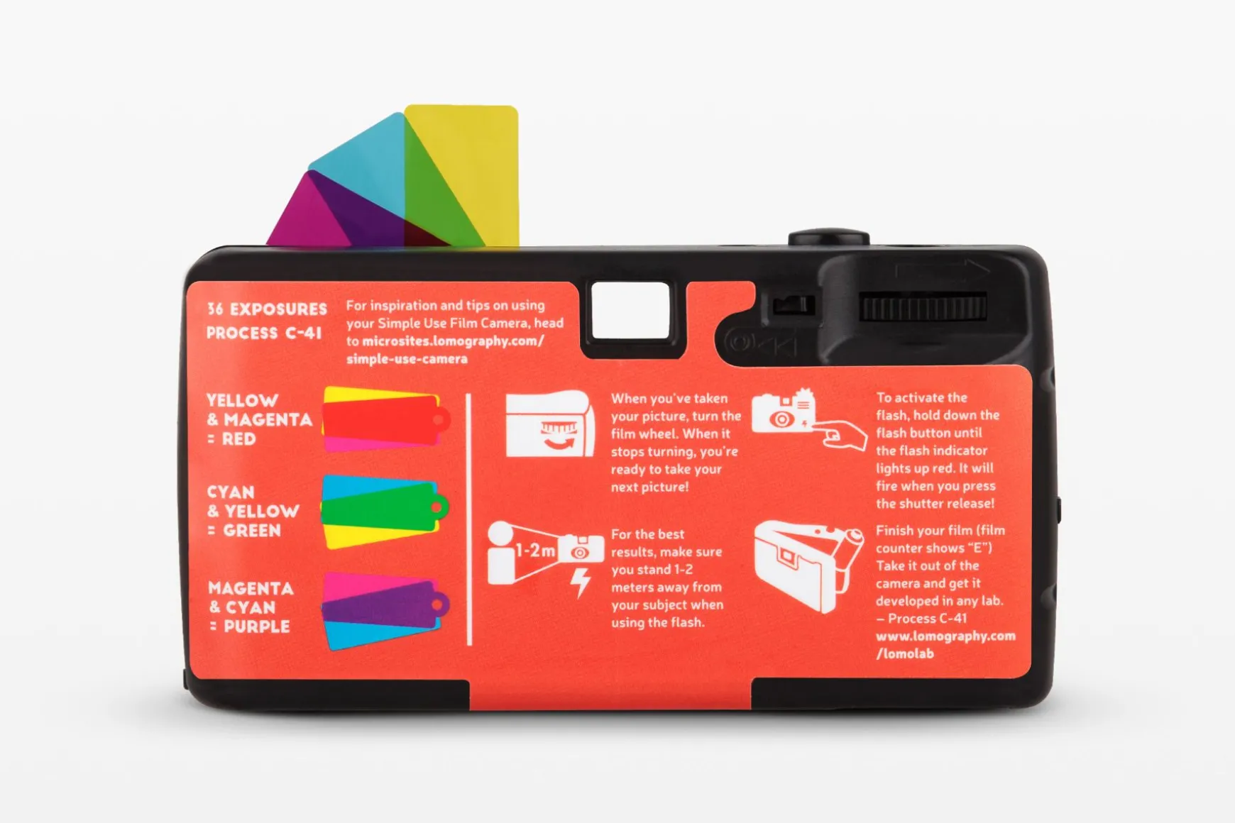 Lomography Simple Use>Simple Use Reloadable Film Camera Color Negative