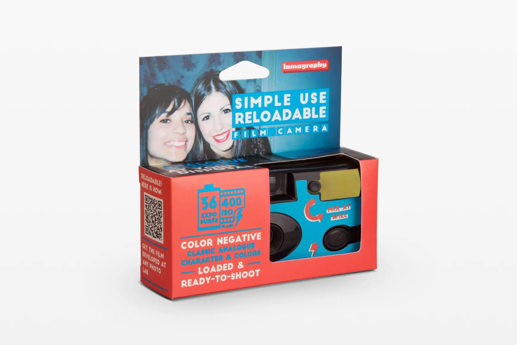 Lomography Simple Use>Simple Use Reloadable Film Camera Color Negative