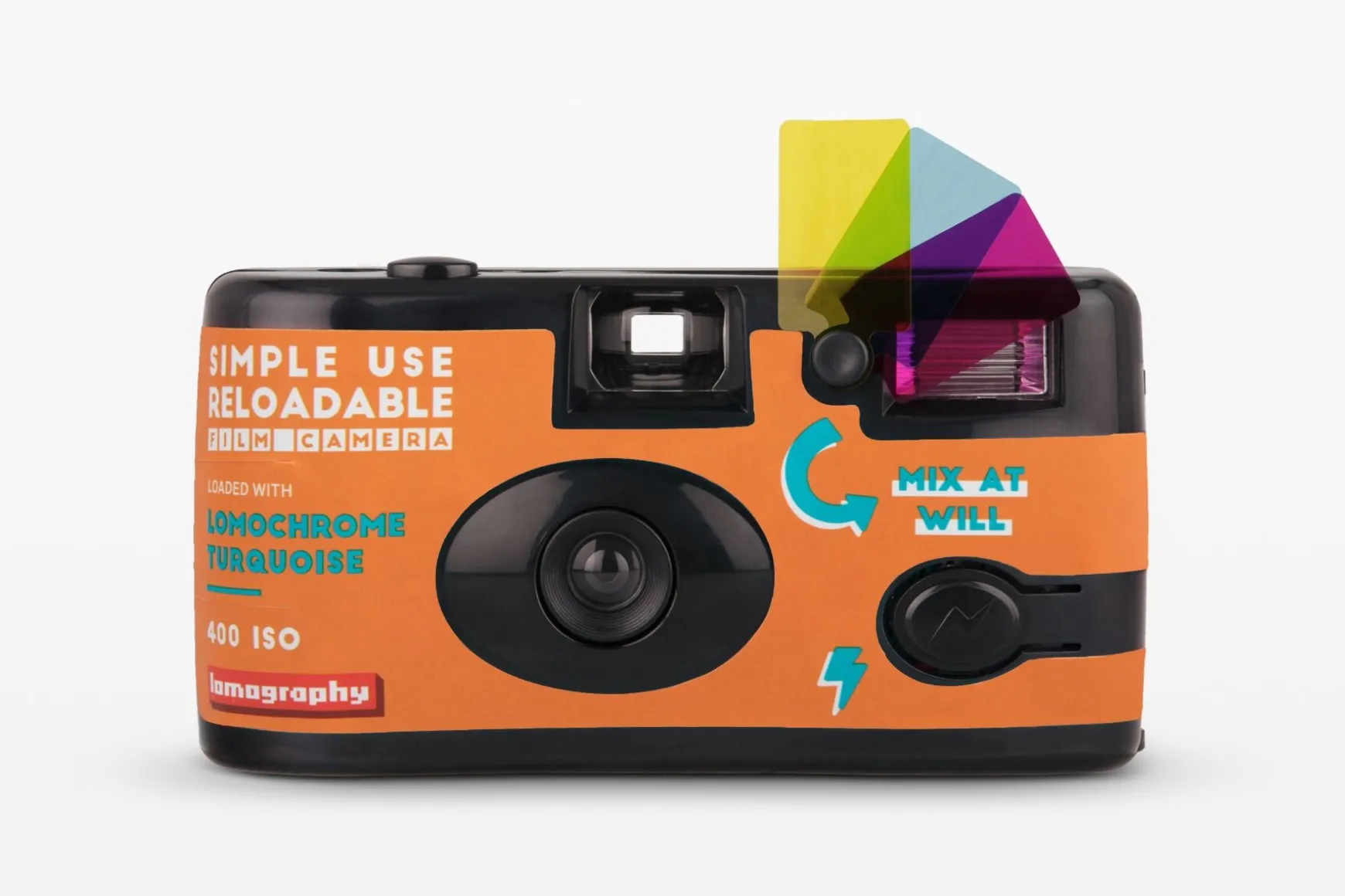 Lomography Lomochrome Films | Simple Use>Simple Use Reloadable Film Camera LomoChrome Turquoise