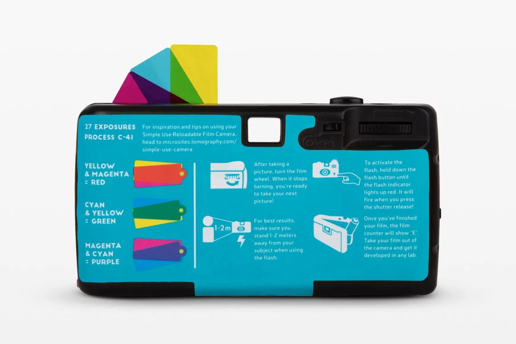 Lomography Lomochrome Films | Simple Use>Simple Use Reloadable Film Camera LomoChrome Turquoise