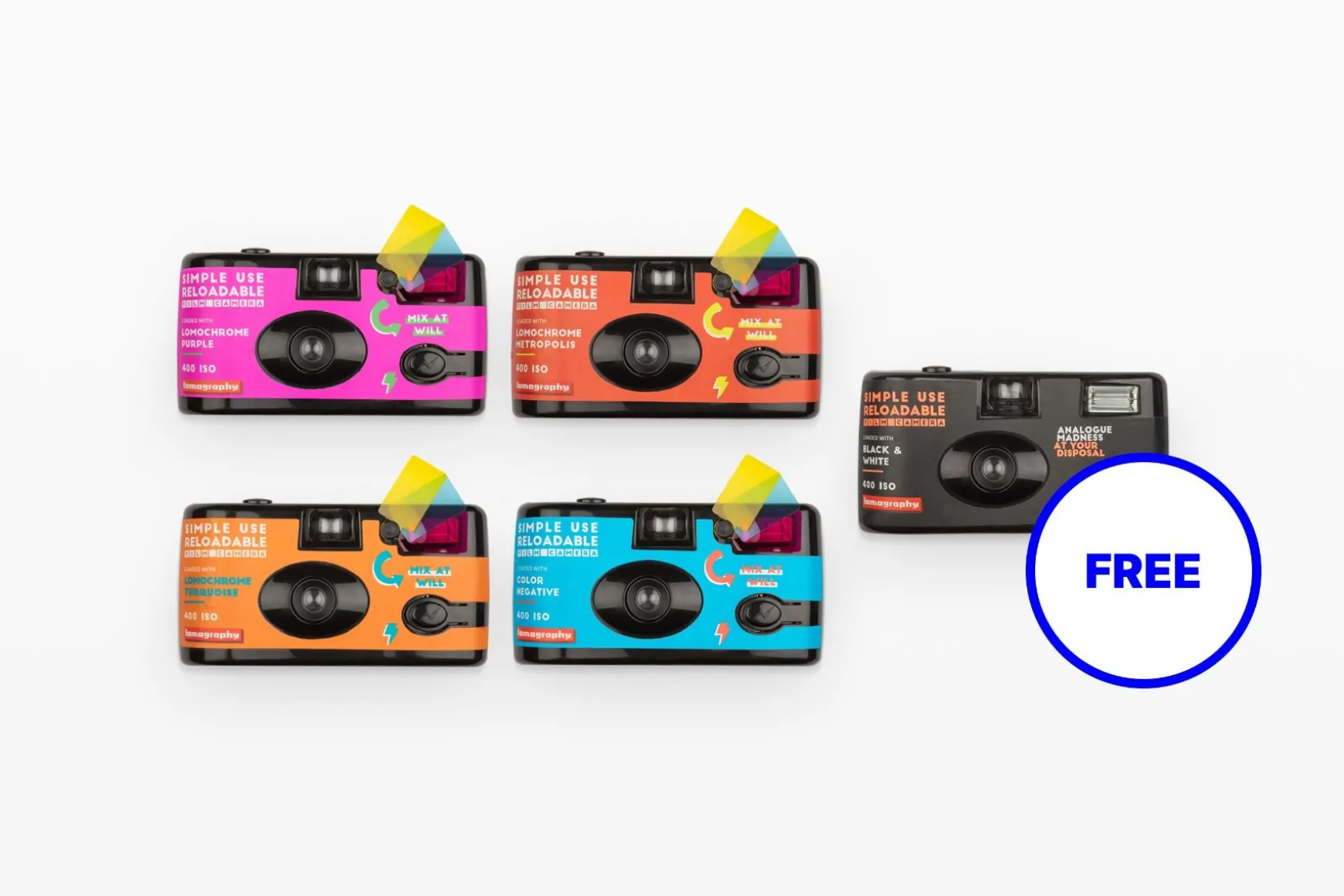 Lomography Simple Use>Simple Use Try Them All Bundle