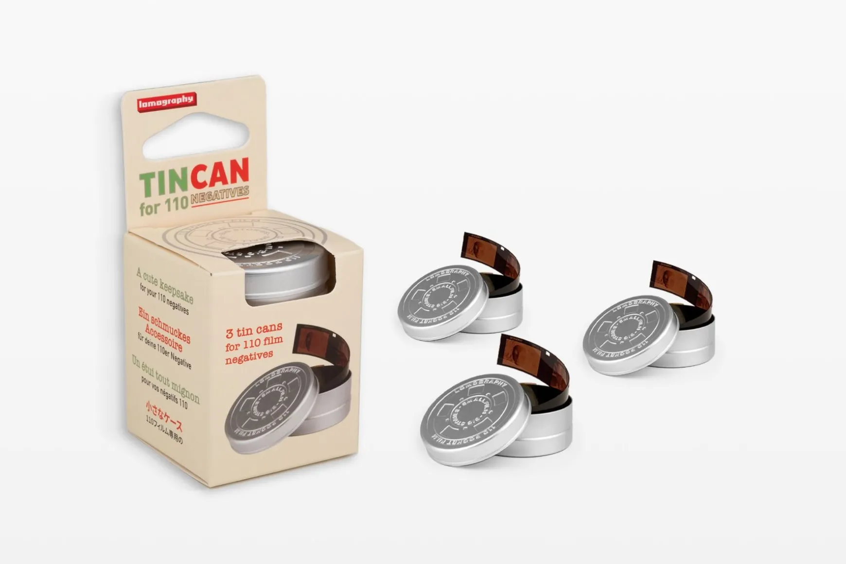 Lomography 110 Film | Lomomatic 110>Tin Can for 110 Negatives